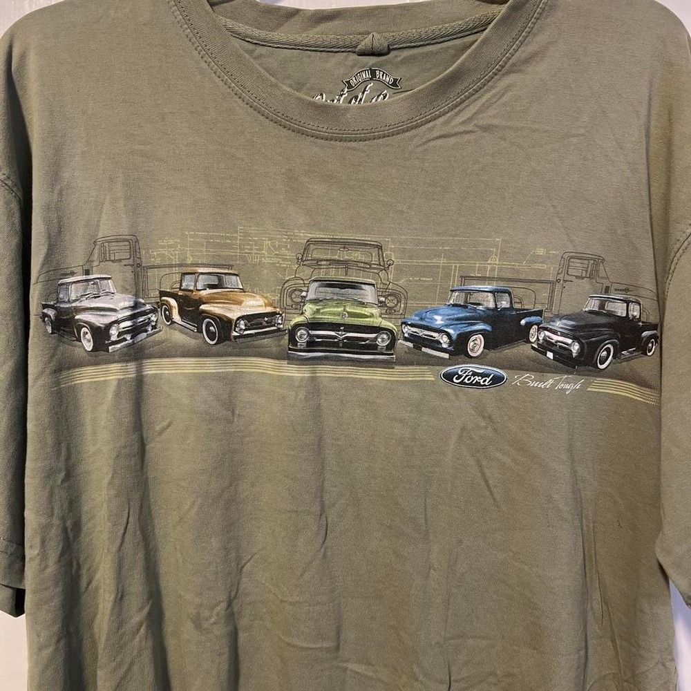 Ford classic cars green t shirt